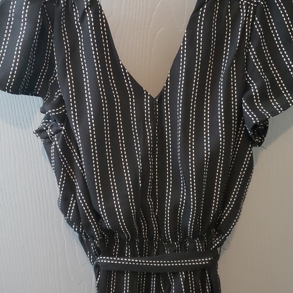 Pinstripe Jumpsuit - Picture 3 of 4